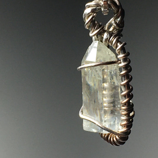 AAA Terminated Clear Zincite Pendant Silesia