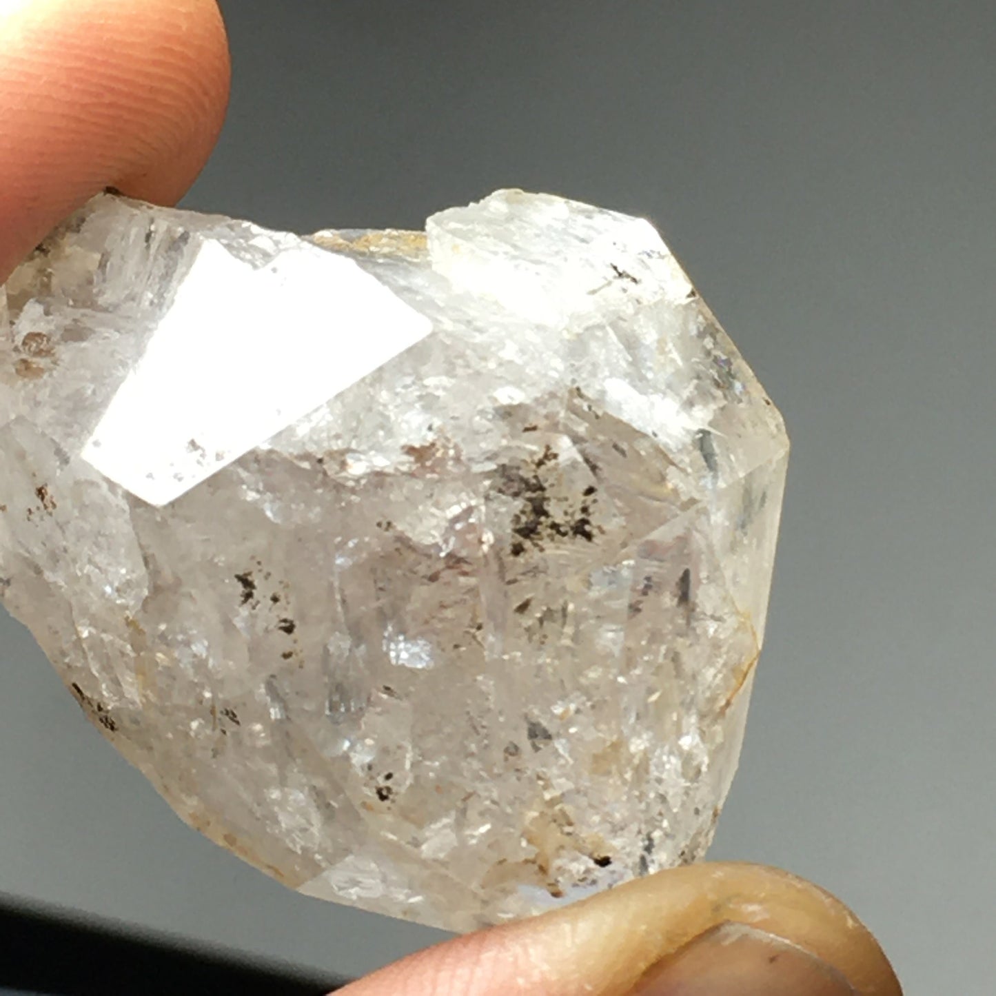 Big Herkimer Diamond with Rainbows