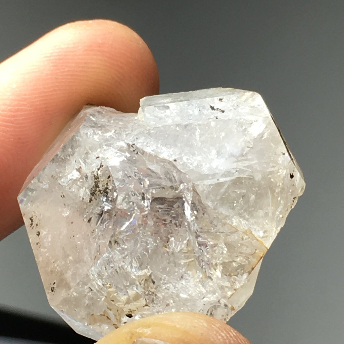 Big Herkimer Diamond with Rainbows