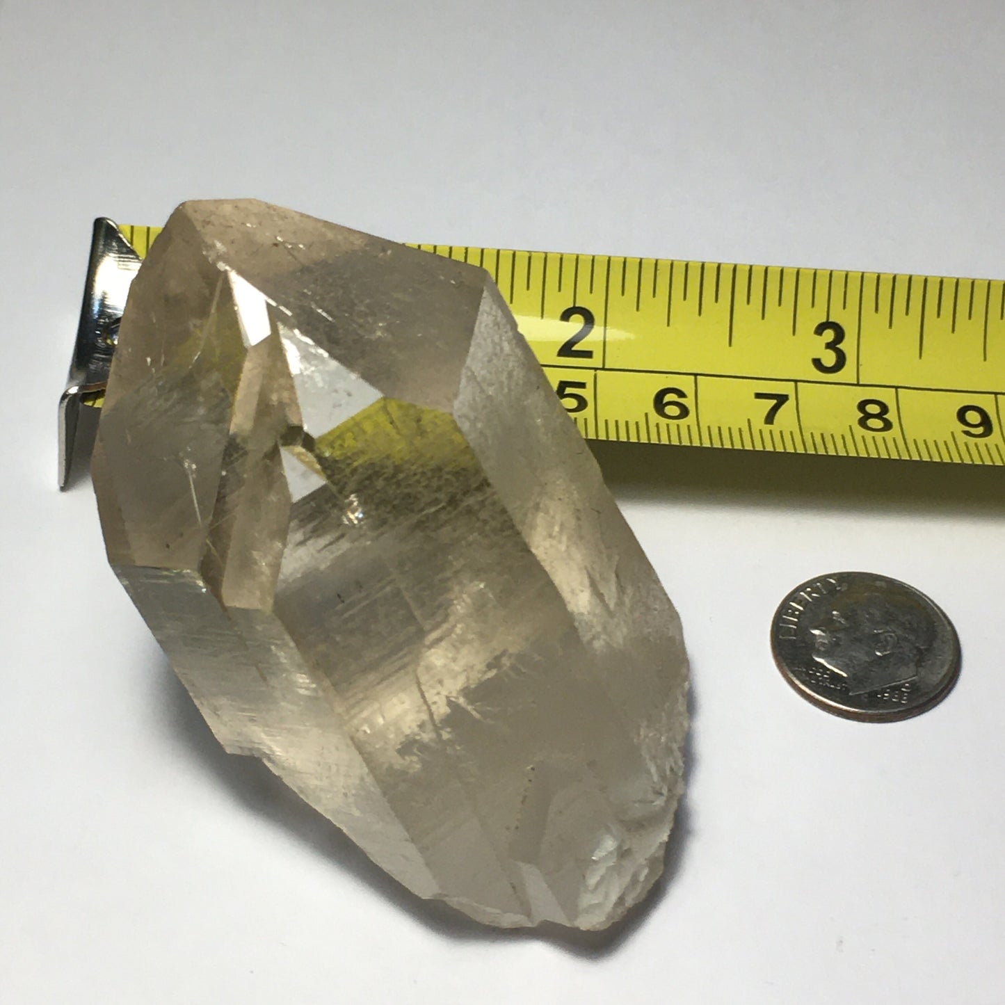 Big Crystal Clear Natural Smoky Quartz Point