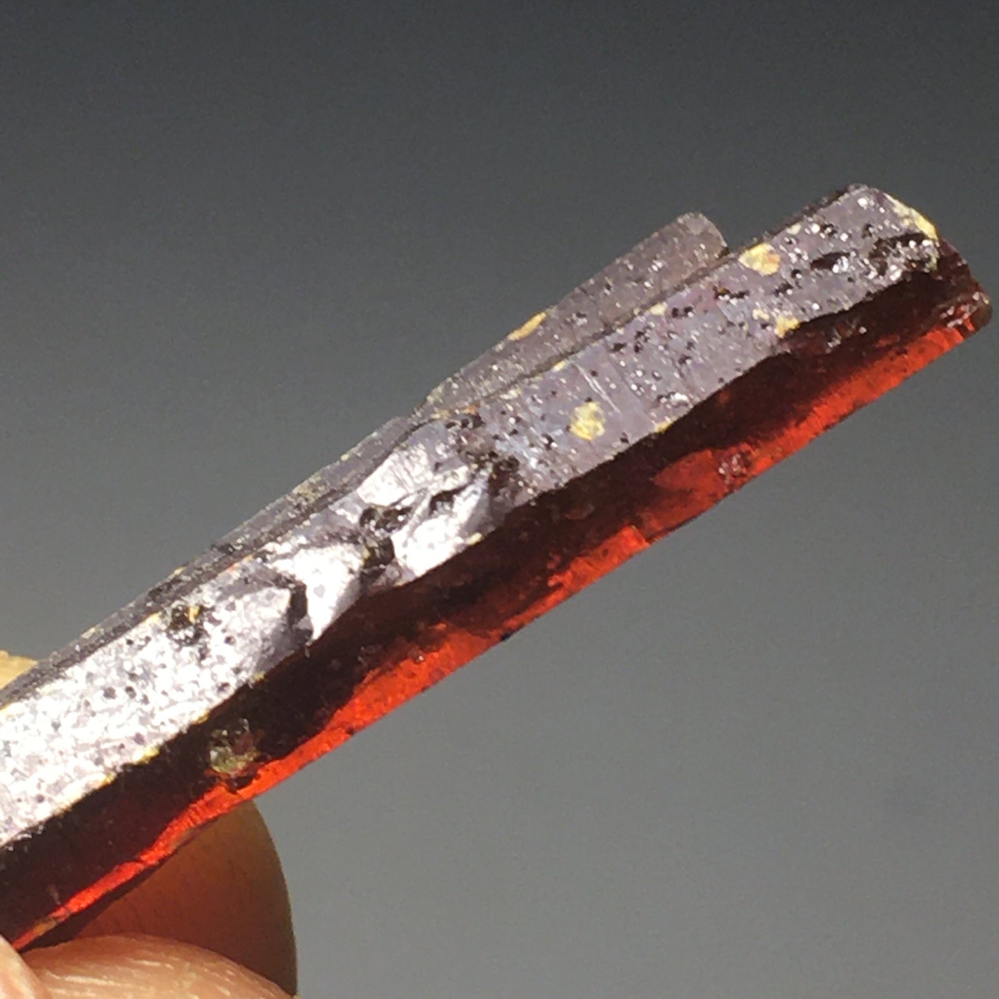 Big Red Zincite Crystal Point Cluster