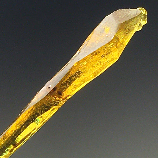 GIANT RARE ZINCITE Point Terminated Multicolor Yellow-Orange Zincite