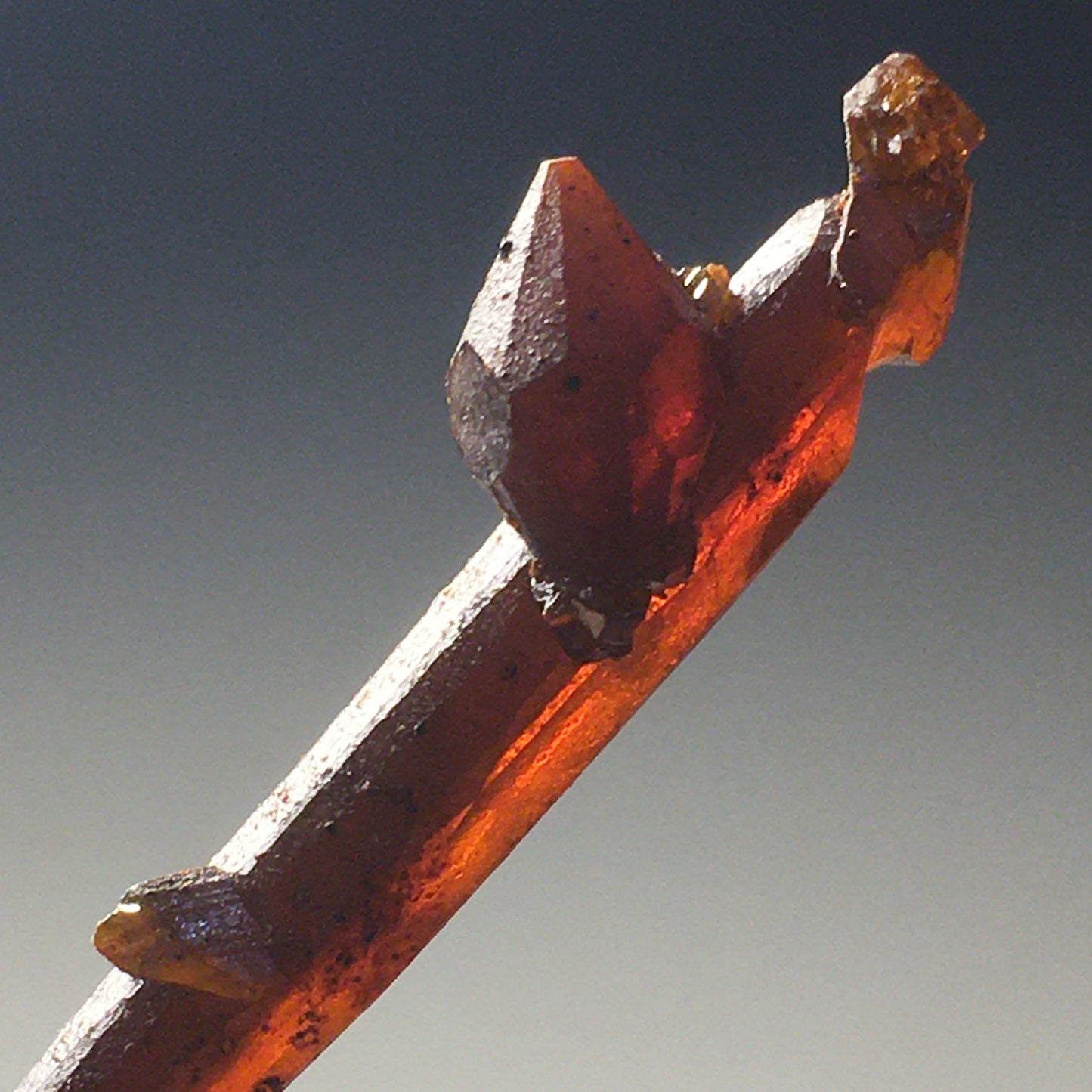 AAA+++ BIG Red Zincite Crystal Point