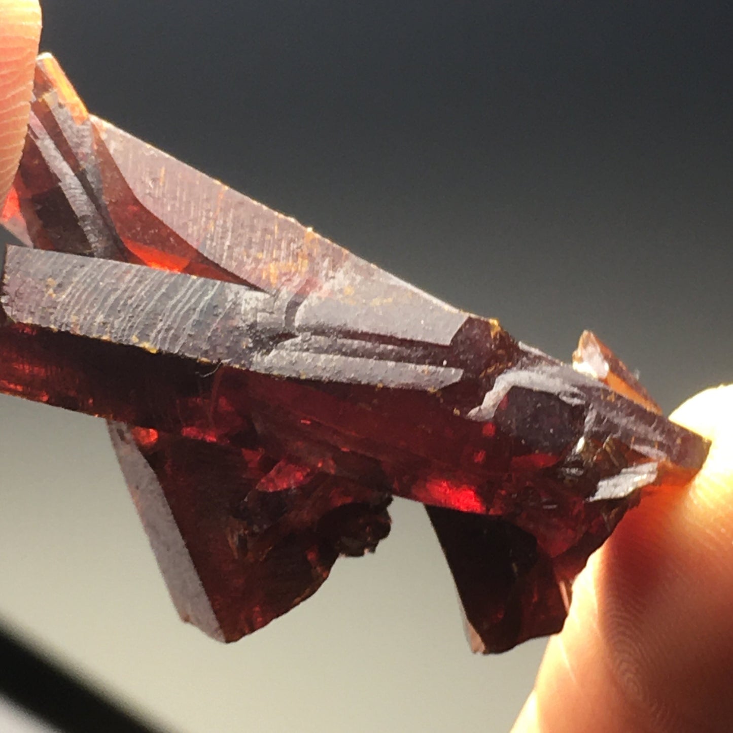 Big Red Zincite Crystal Cluster