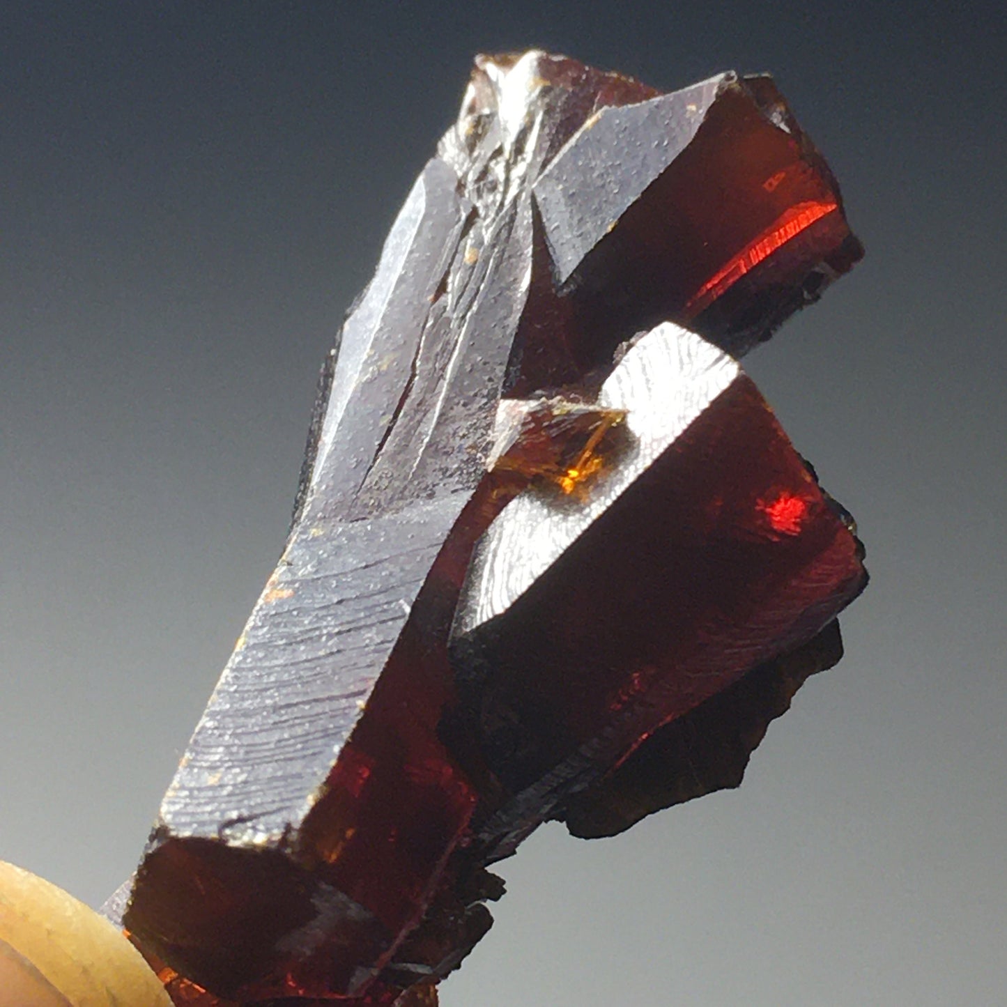 Big Red Zincite Crystal Cluster