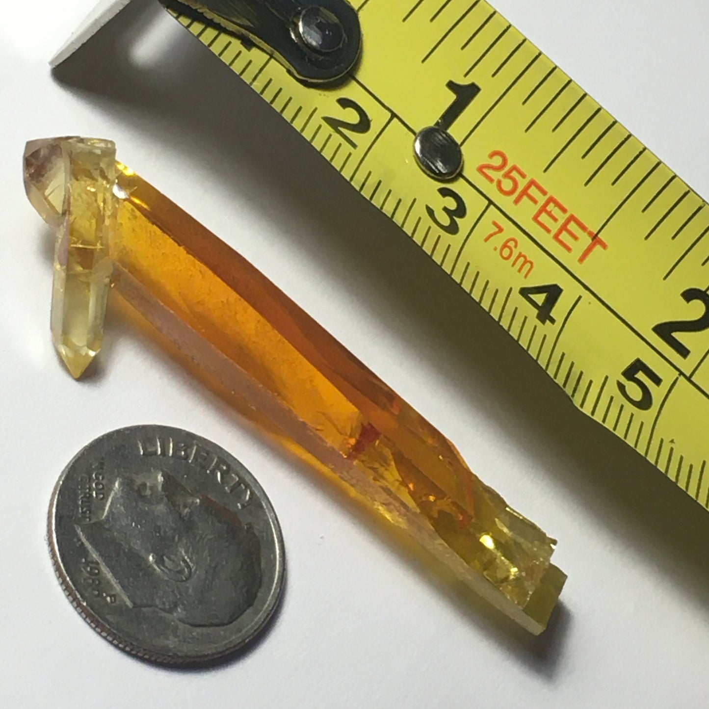GIANT Orange and Yellow Multi Terminated Zincite Crystal Point