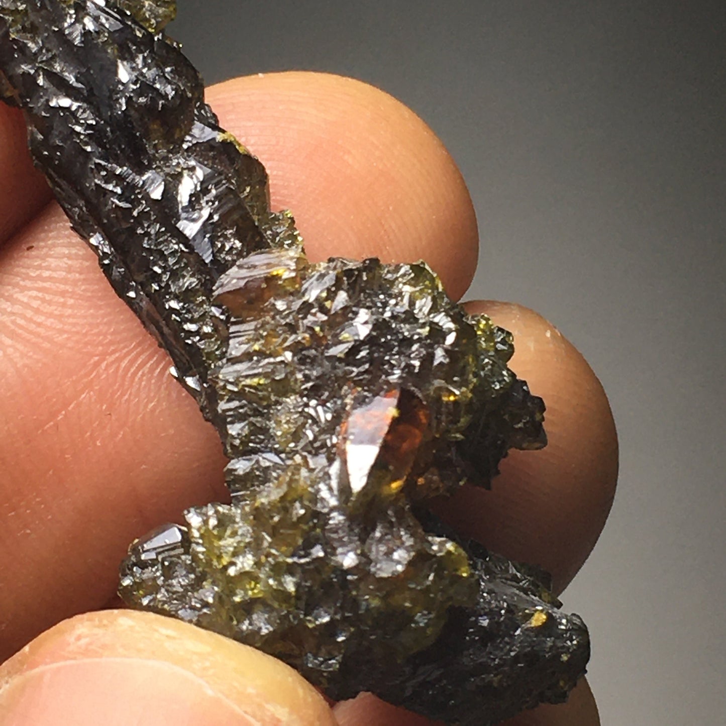 Big Multicolor Orange Red Green Zincite