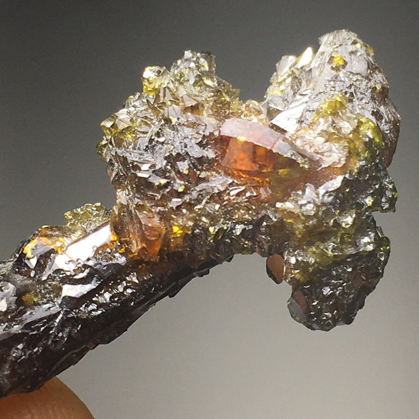 Big Multicolor Orange Red Green Zincite