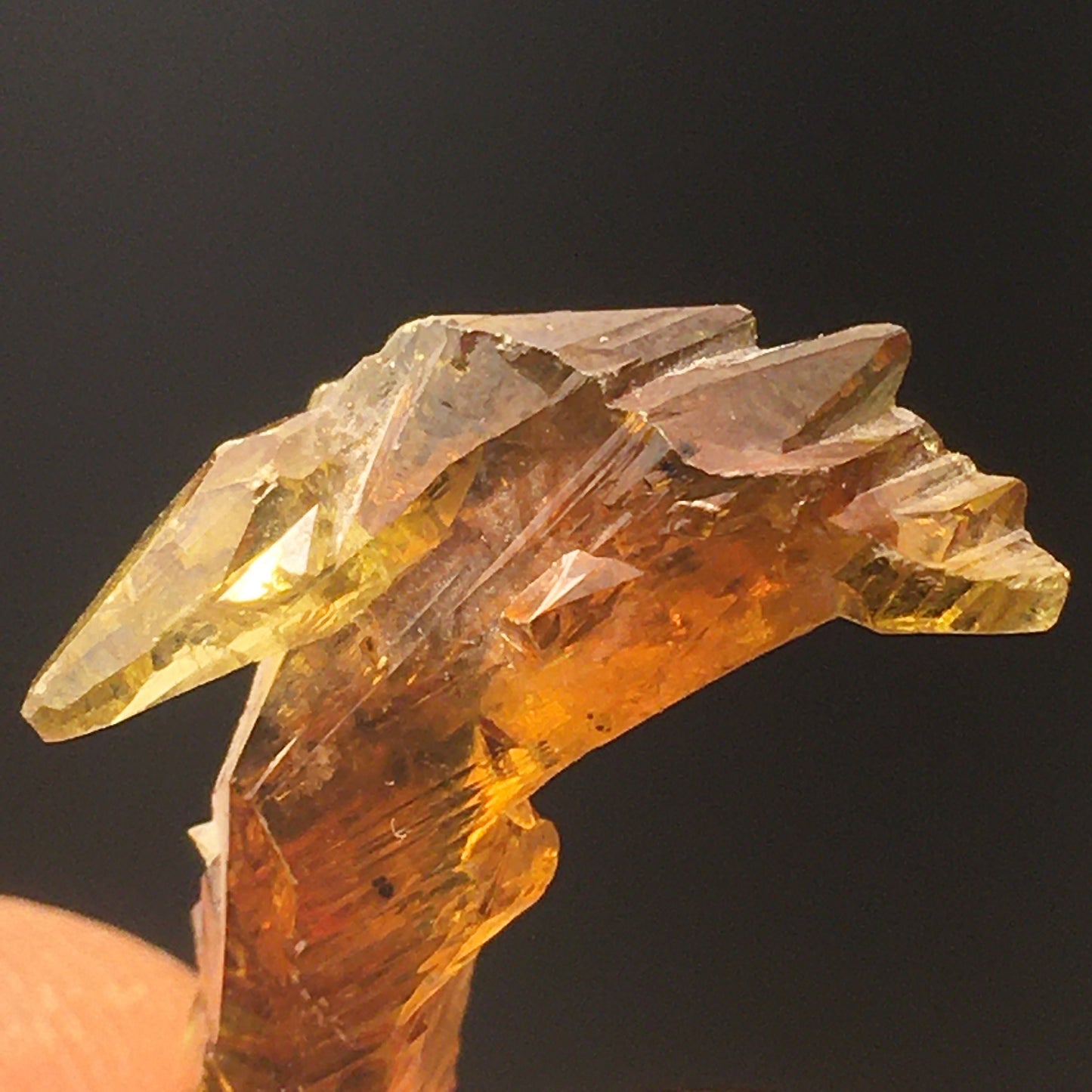 Orange Zincite from Poland