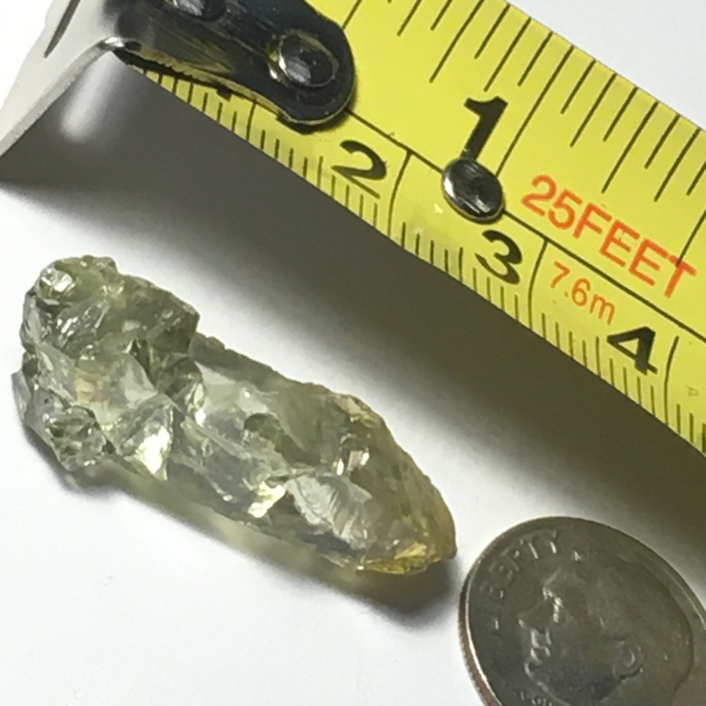 Clear Rainbow Zincite Crystal Point
