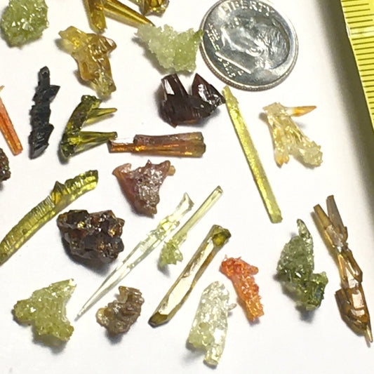 26 Gram Lot of Zincite Crystals (38 Crystals)
