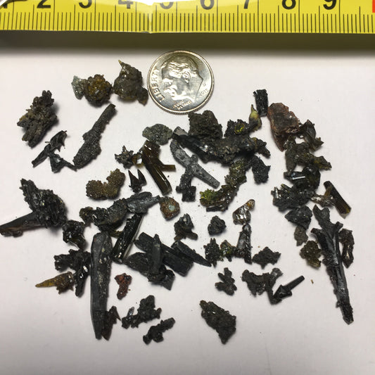 26 Gram Lot of Black Zincite Crystals