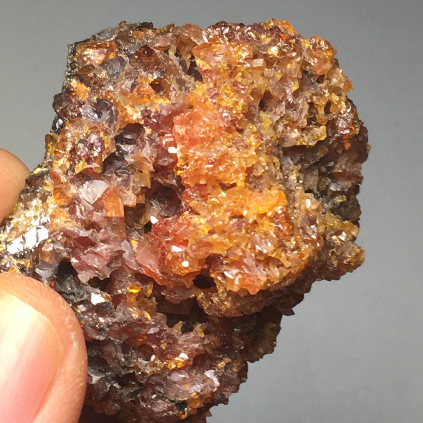 Giant Red Zincite Cluster