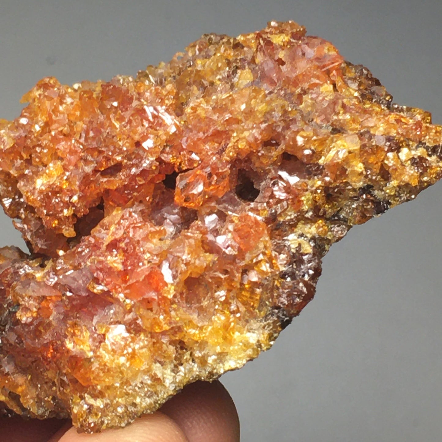 Giant Red Zincite Cluster
