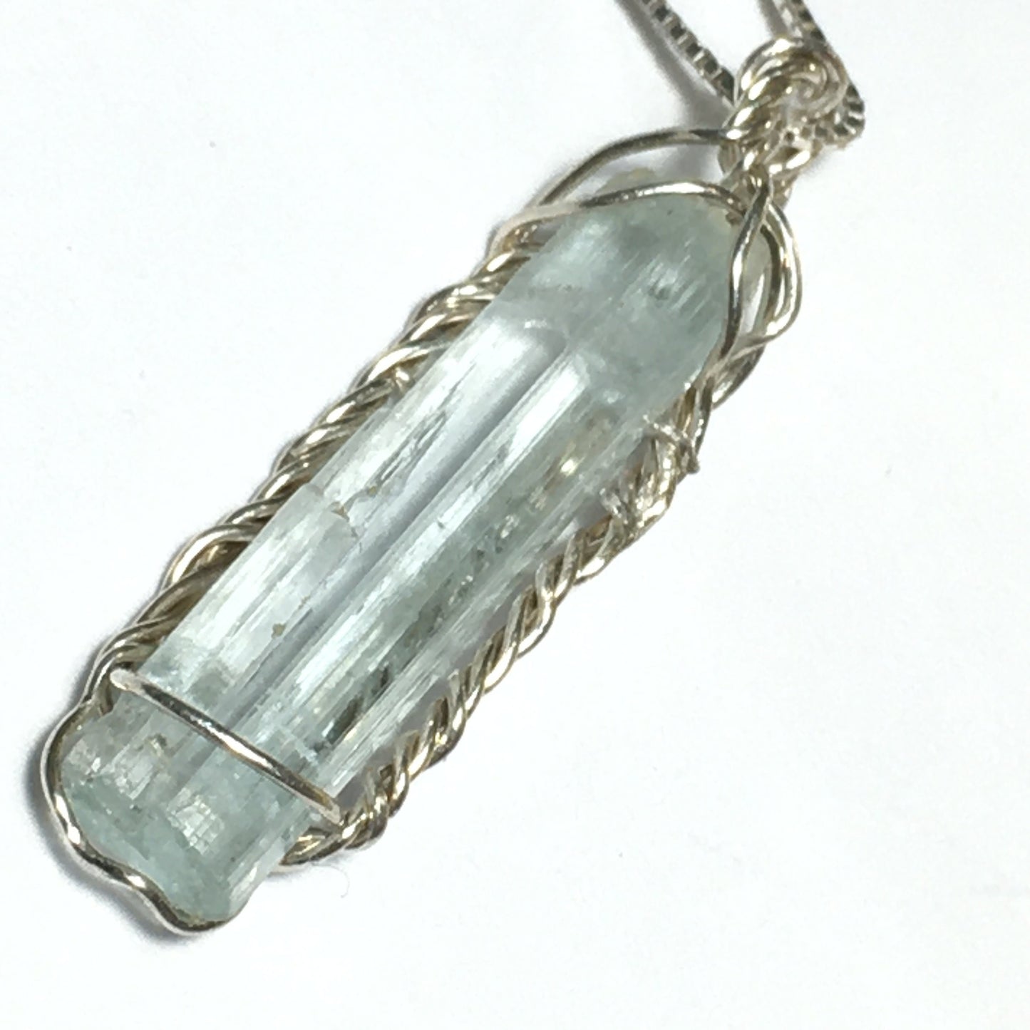 Aquamarine 925 Silver Pendant