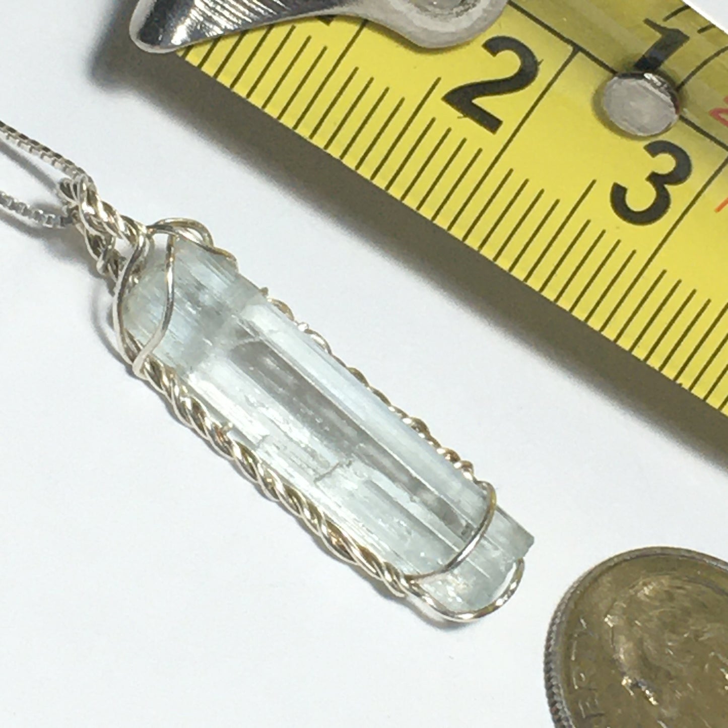 Aquamarine 925 Silver Pendant
