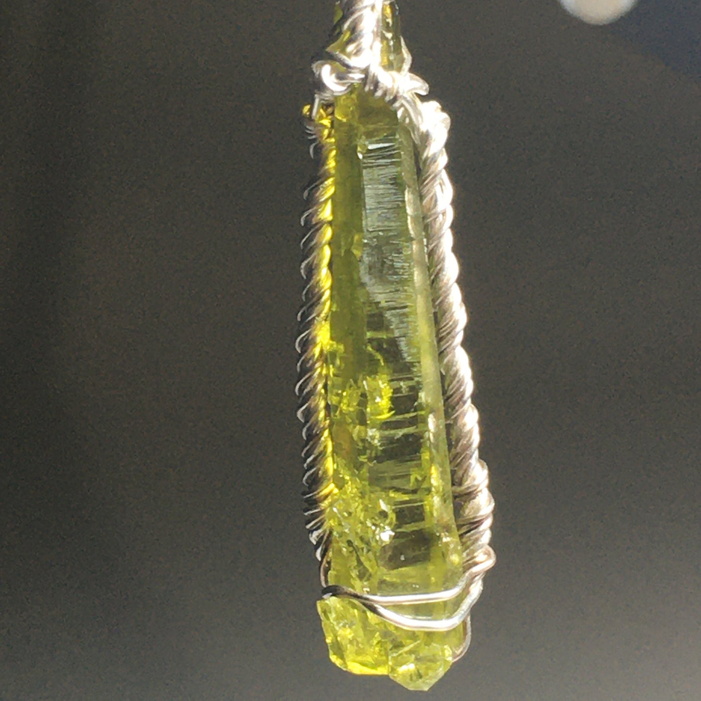 GIANT Zincite Pendant and Chain