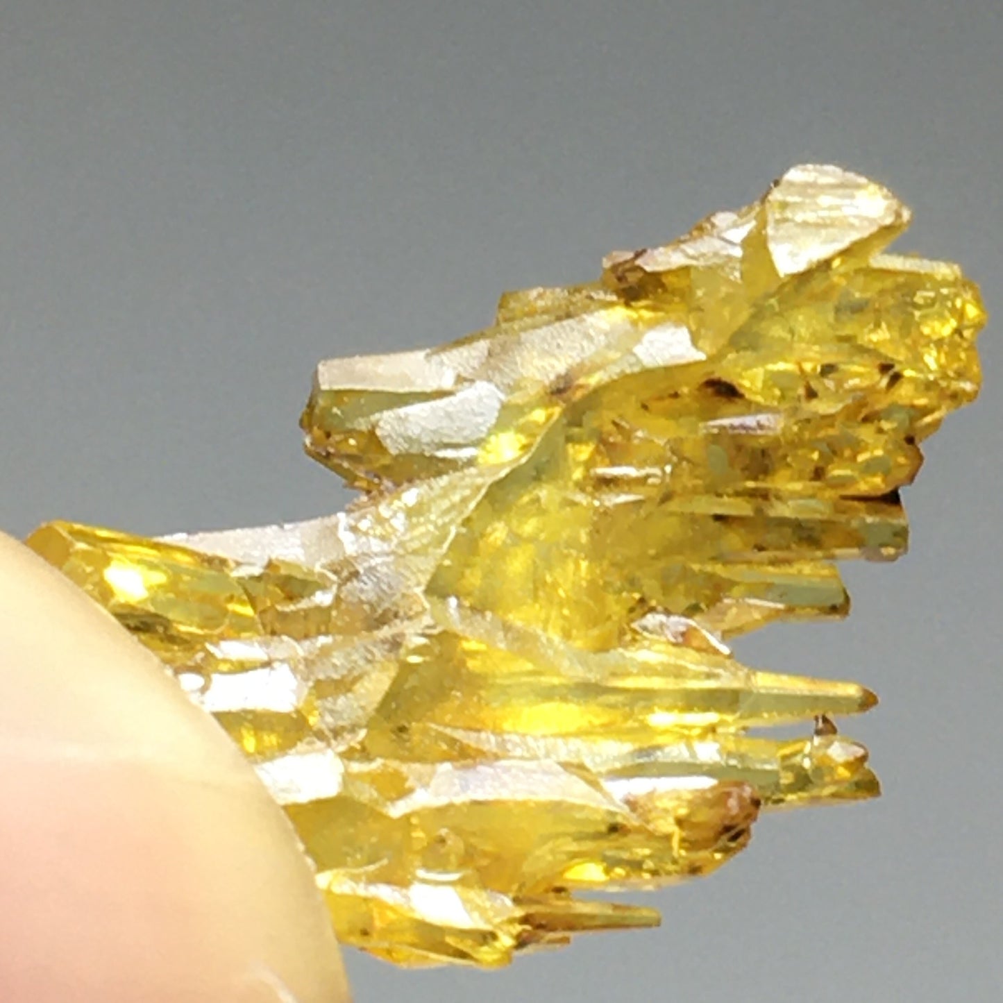 5.8 Gram Lot of Zincite Crystal Clusters (10 Crystals)
