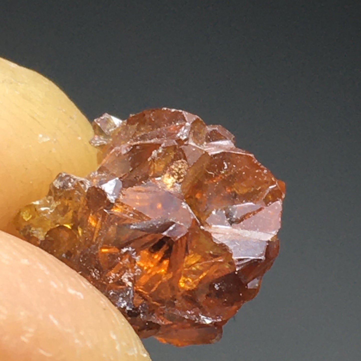 5 Gram Lot of Zincite Crystal Clusters (6 Crystals)