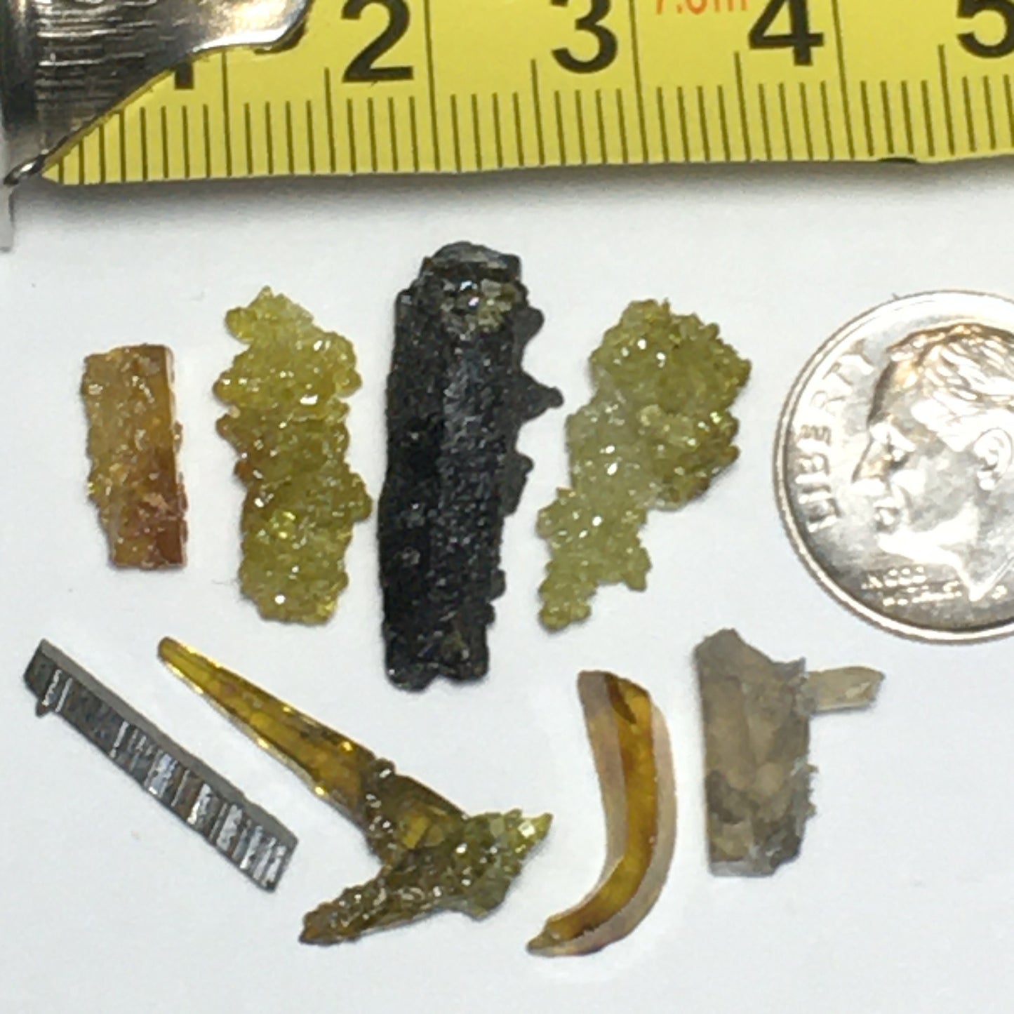 10 Grams Lot of Zincite Crystals (8 pc)