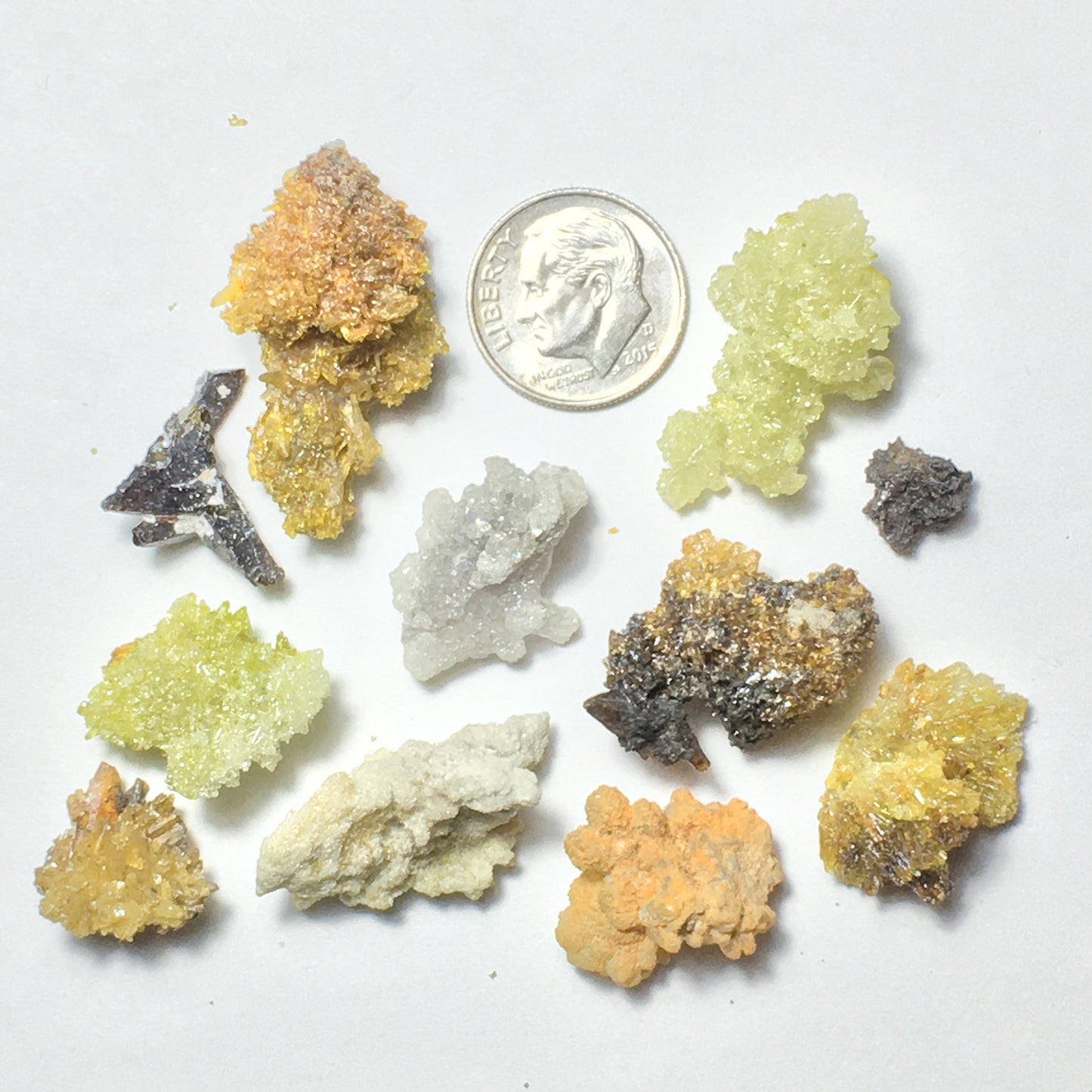 50 Grams Lot of Zincite Crystals (11 pc)