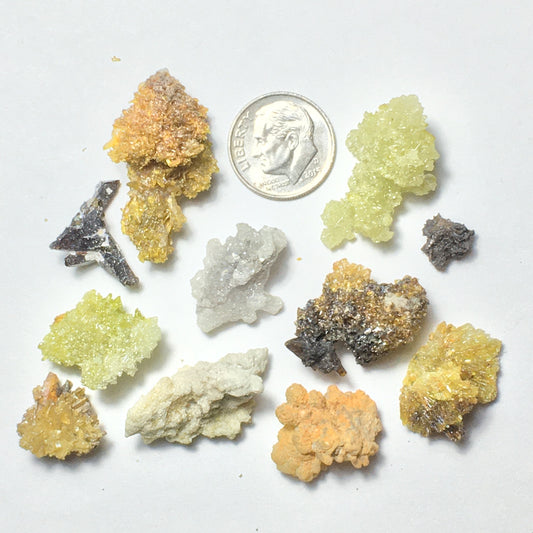 50 Grams Lot of Zincite Crystals (11 pc)