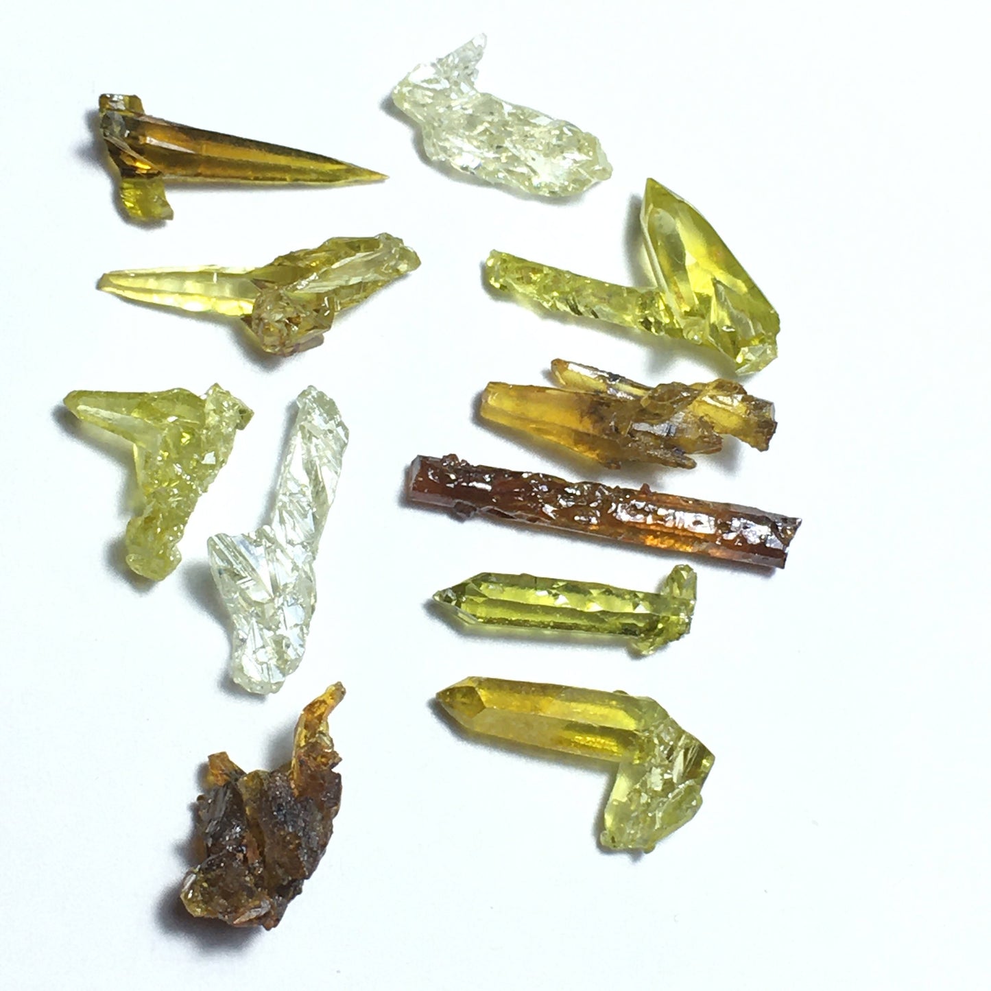5 Grams Lot of Zincite Crystals (11 pc)