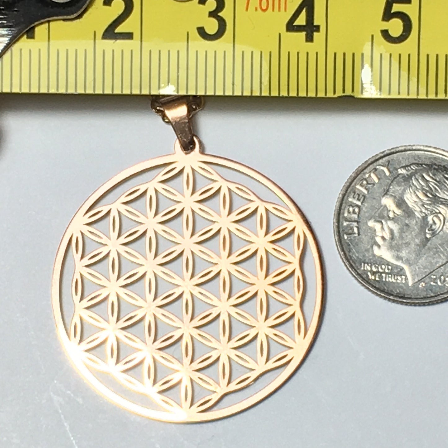 Detailed Flower of Life Pendant