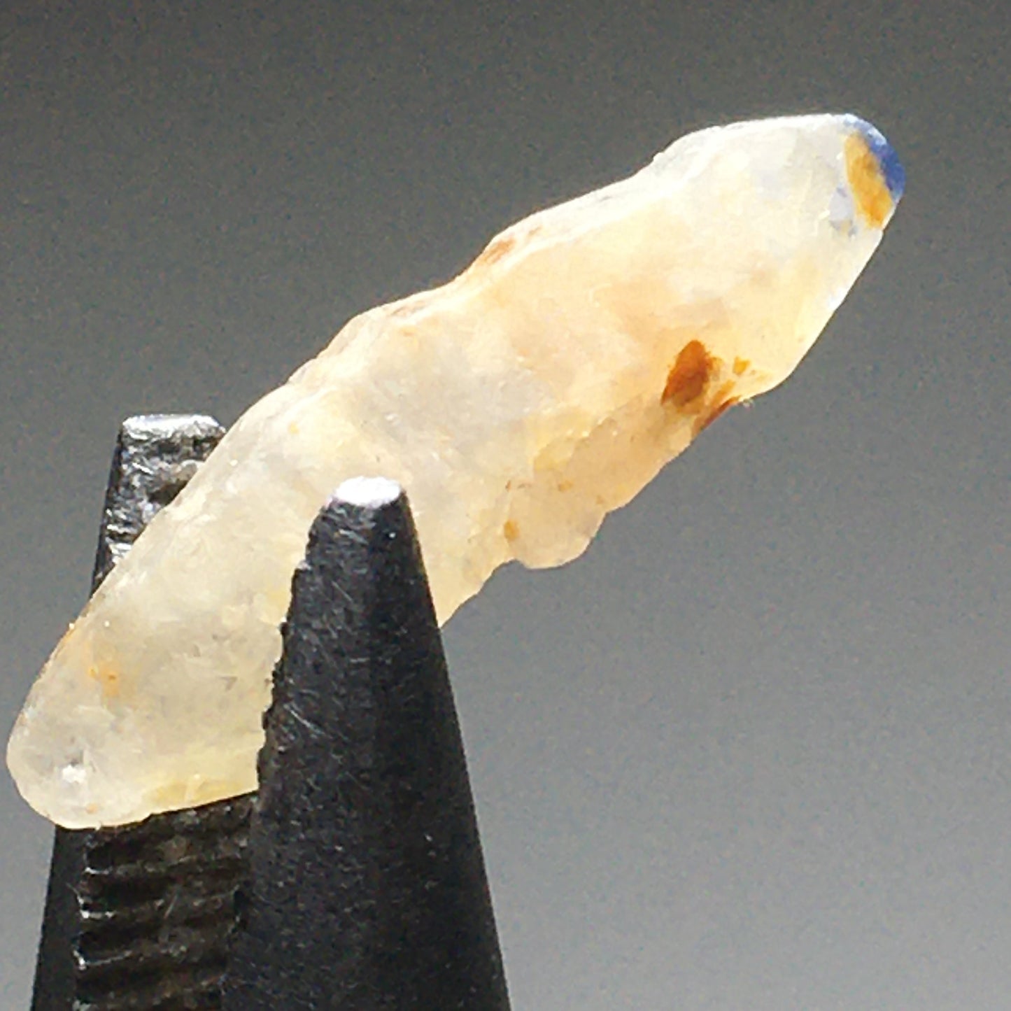 White with Blue Tip Ceylon Sapphire Natural  3.27 ct