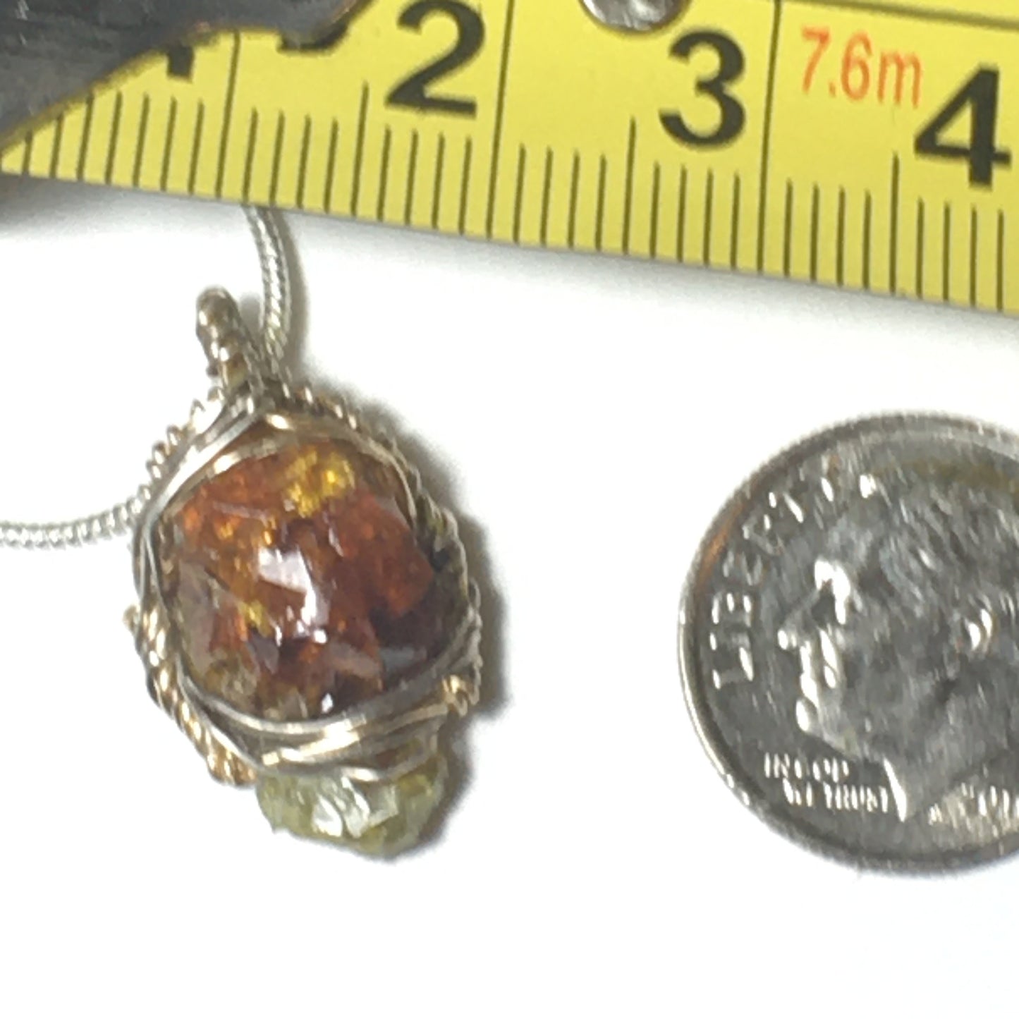 Red Zincite Pendant