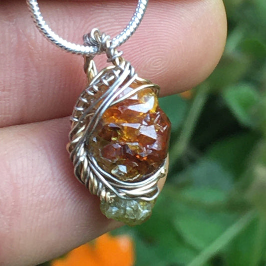 Red Zincite Pendant