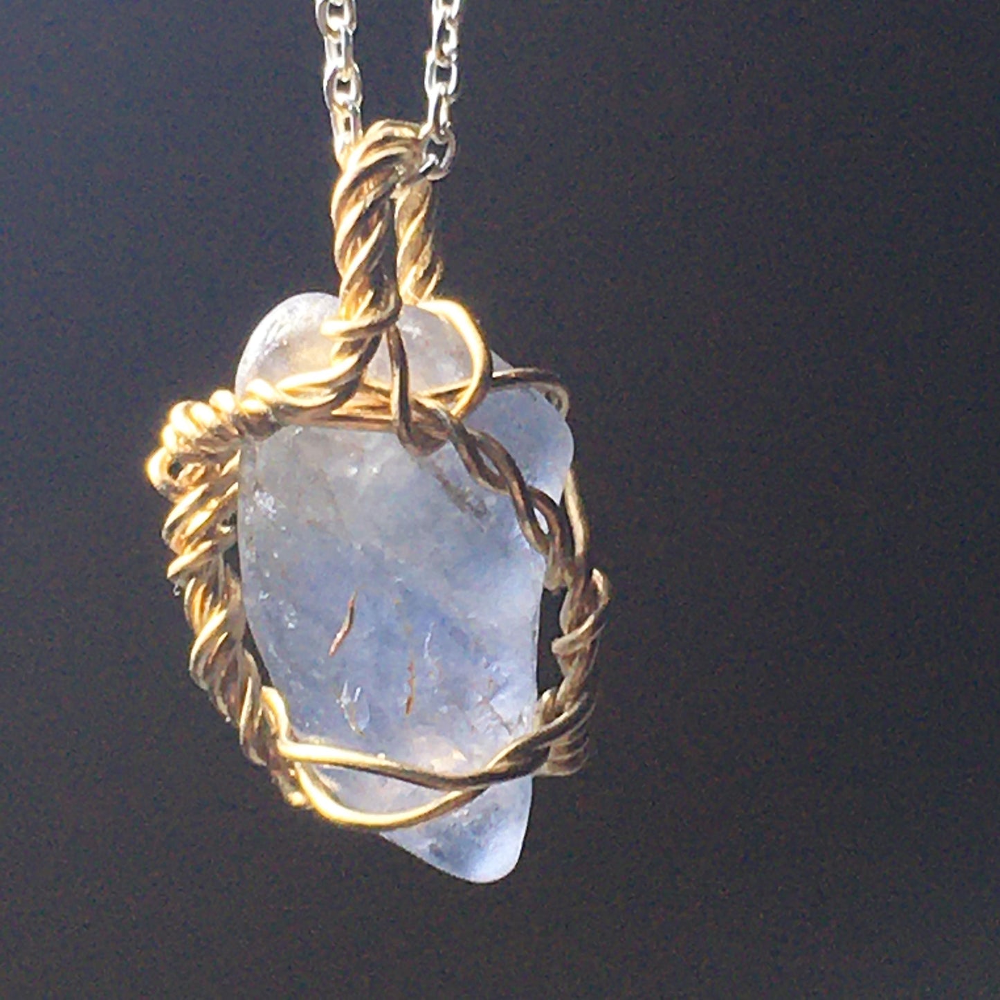 Blue Sapphire Pendant (natural unheated)