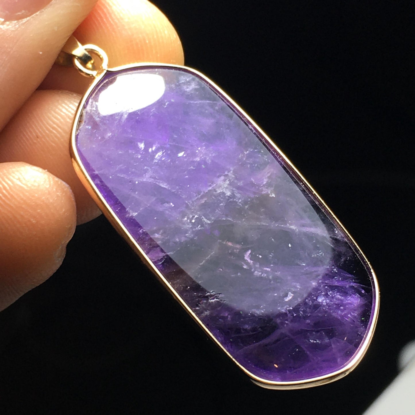 Amethyst Pendant on silver chain