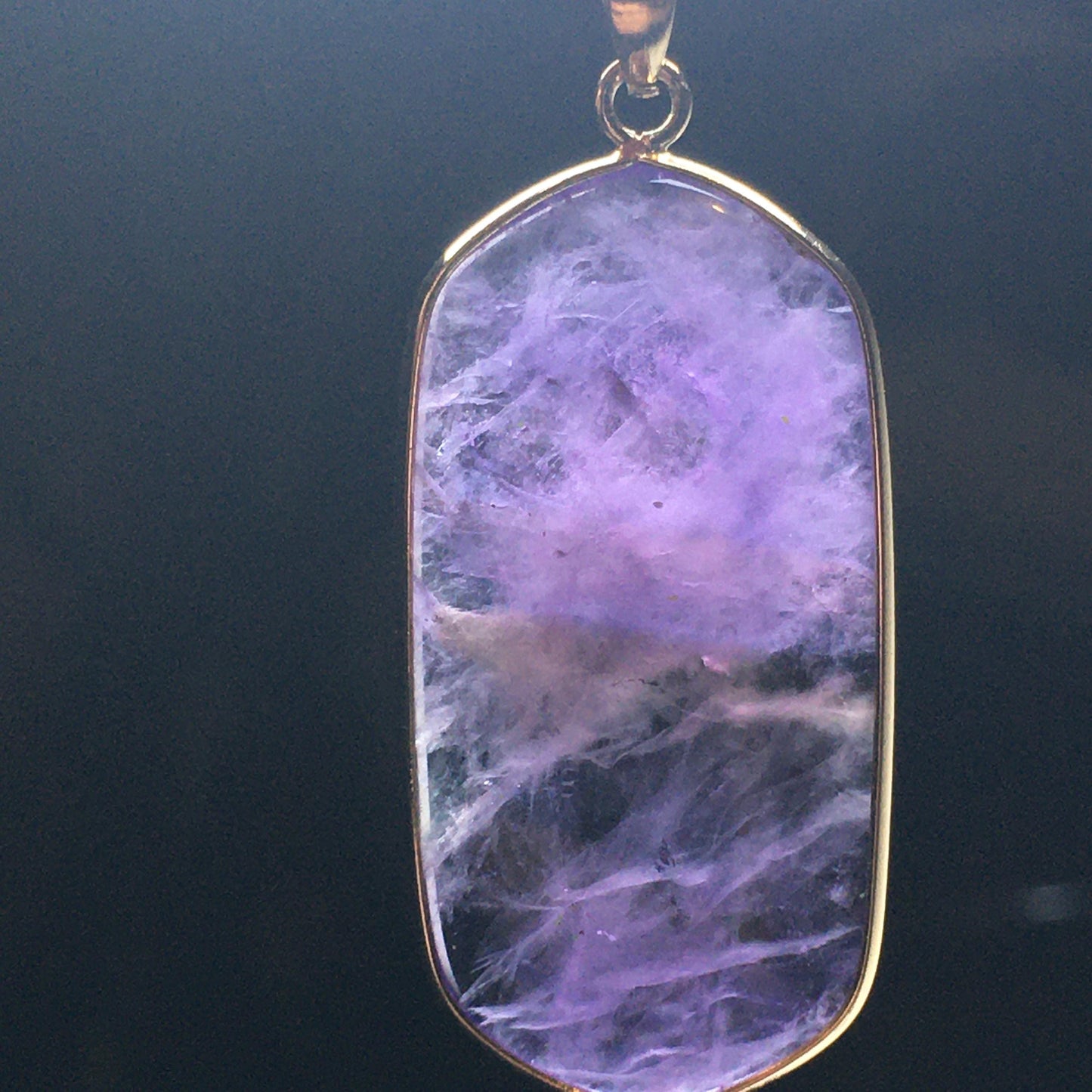 Amethyst Pendant on silver chain