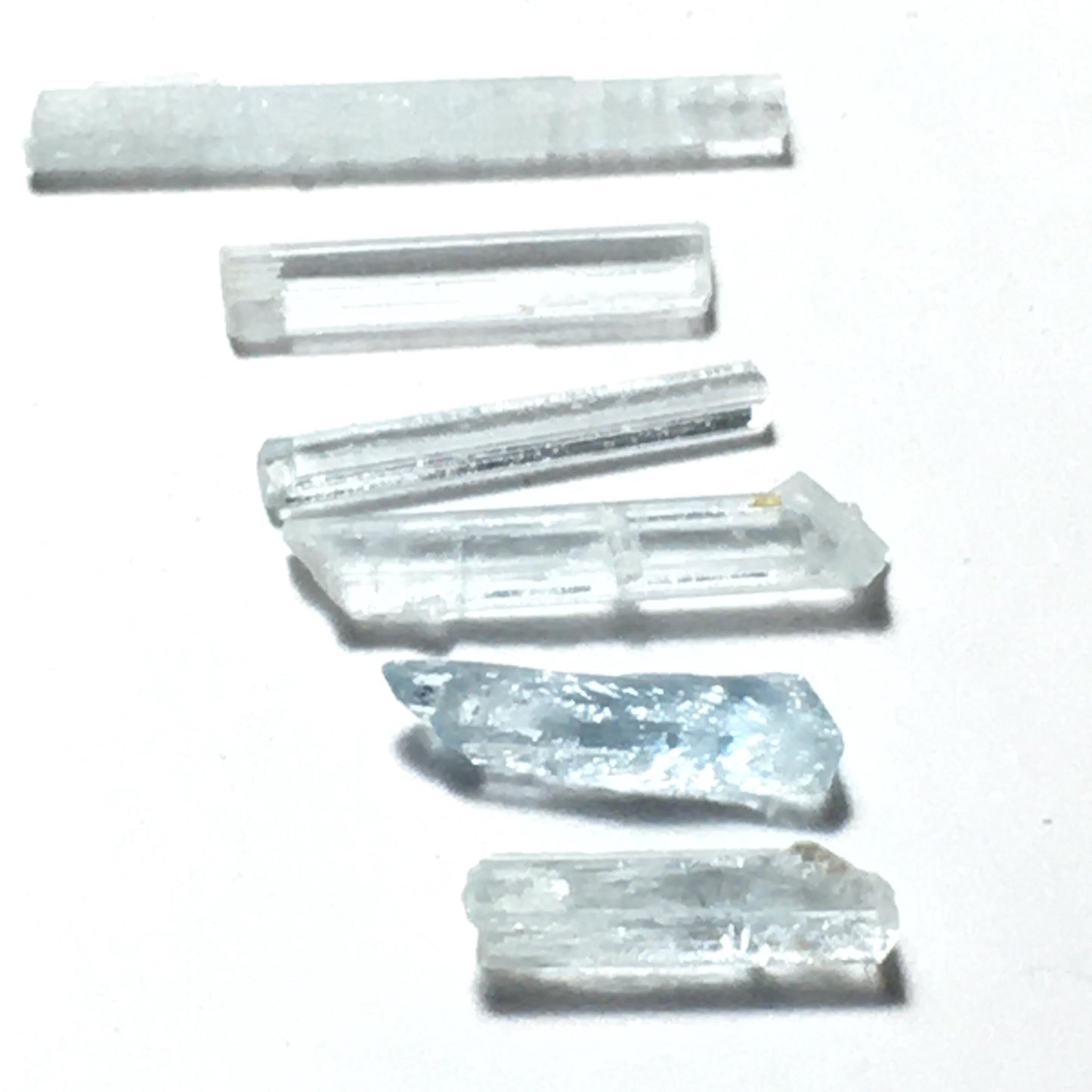 Gem A Quality Aquamarine gem natural terminated crystals (6.1 carat lot)