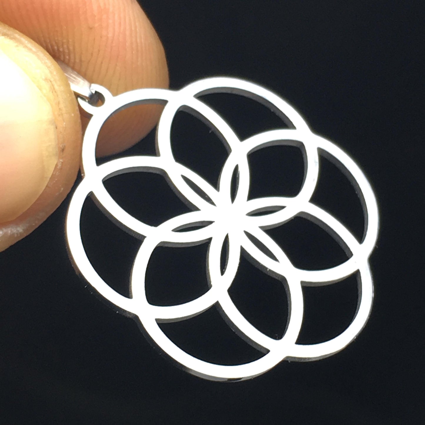 Seed of Life Pendant laser cut