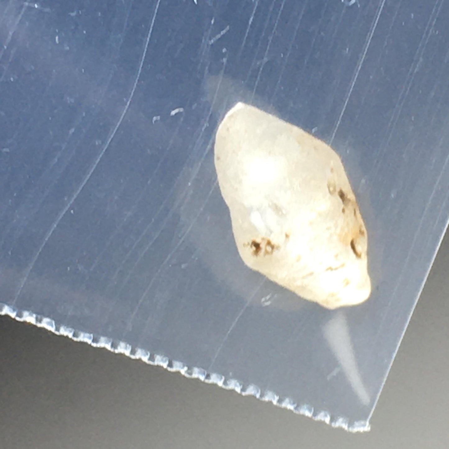 White Sapphire Double Terminated Point 3.33 ct