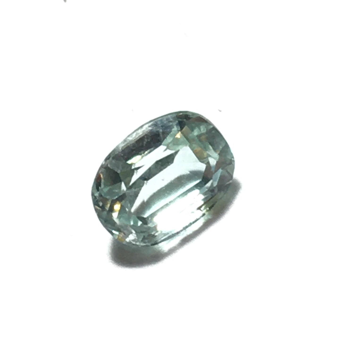 Clear Blue Tourmaline Faceted Gemstone .615 ct