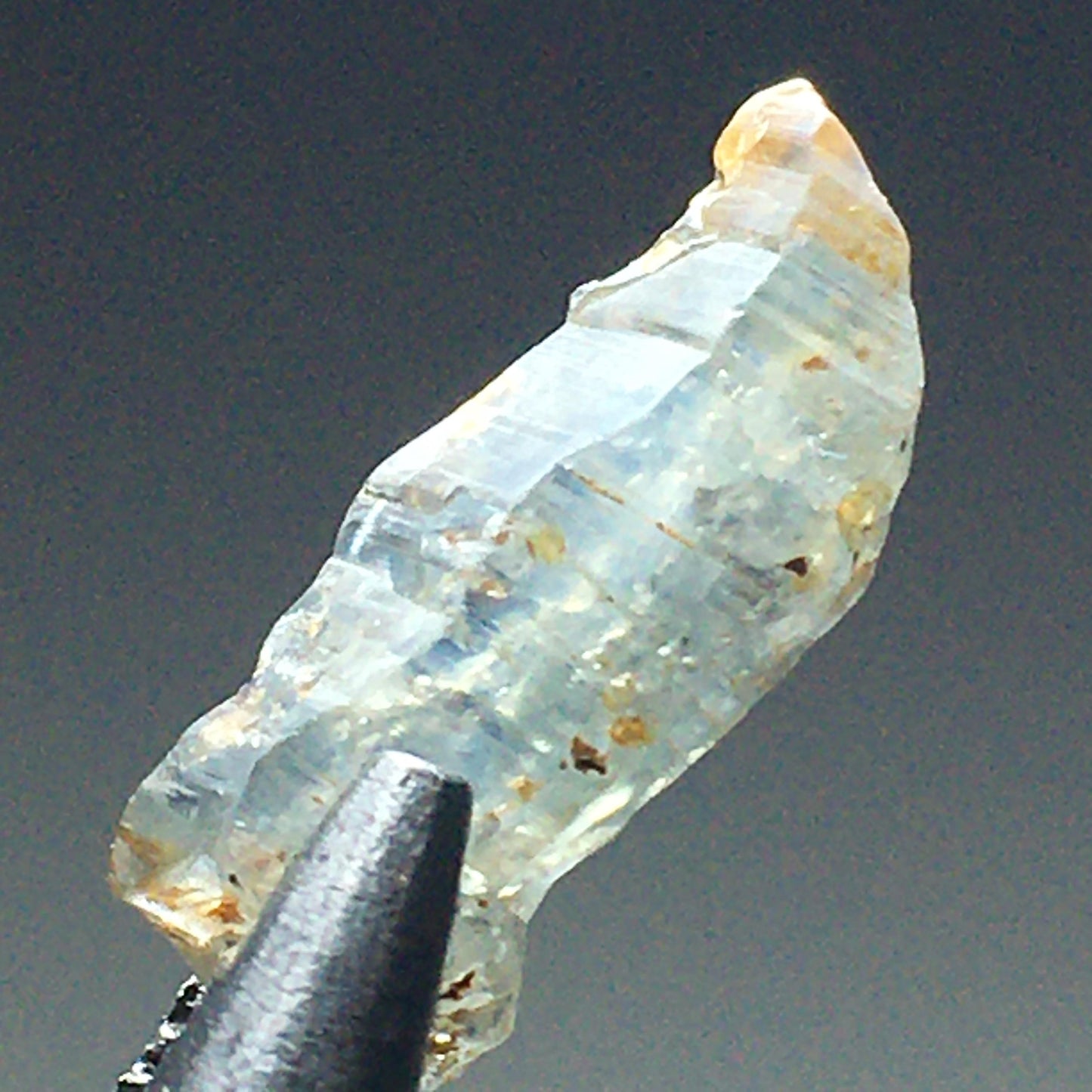 Blue Green Sapphire Terminated Point 4.49 ct