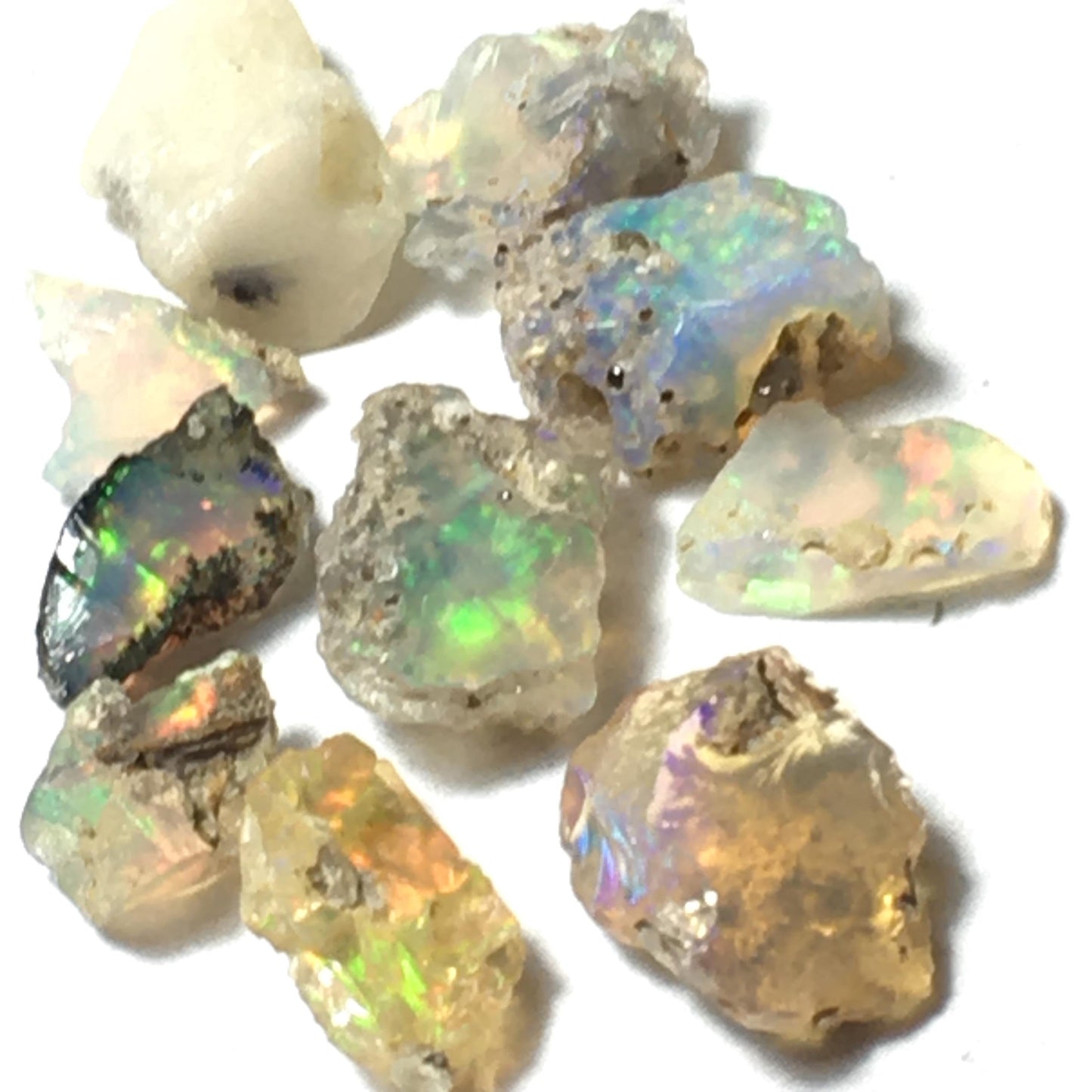 Fire Opal Lot 9.1 ct (10 pc)