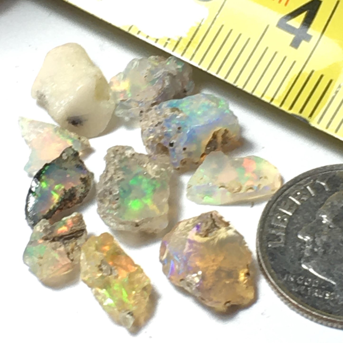 Fire Opal Lot 9.1 ct (10 pc)