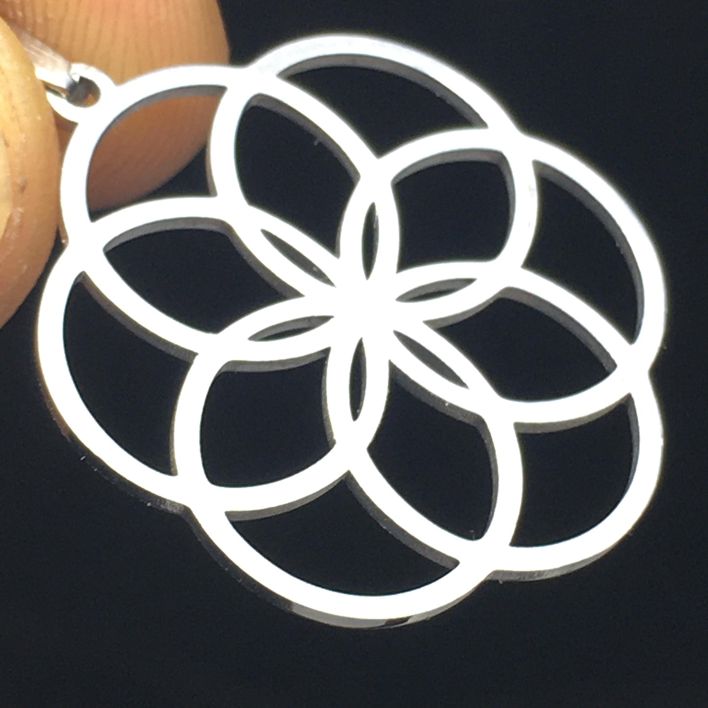 Seed of Life Pendant laser cut
