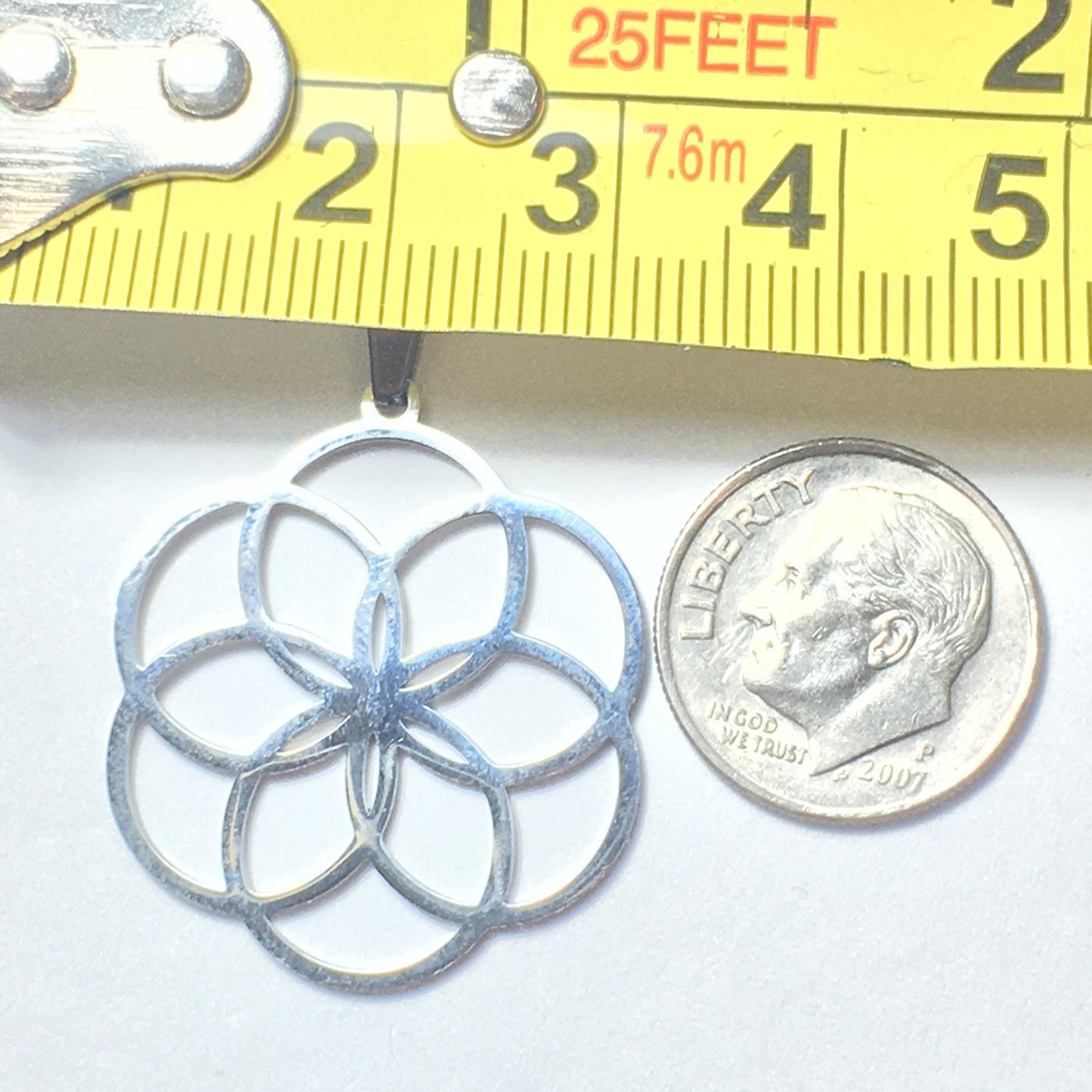 Seed of Life Pendant laser cut