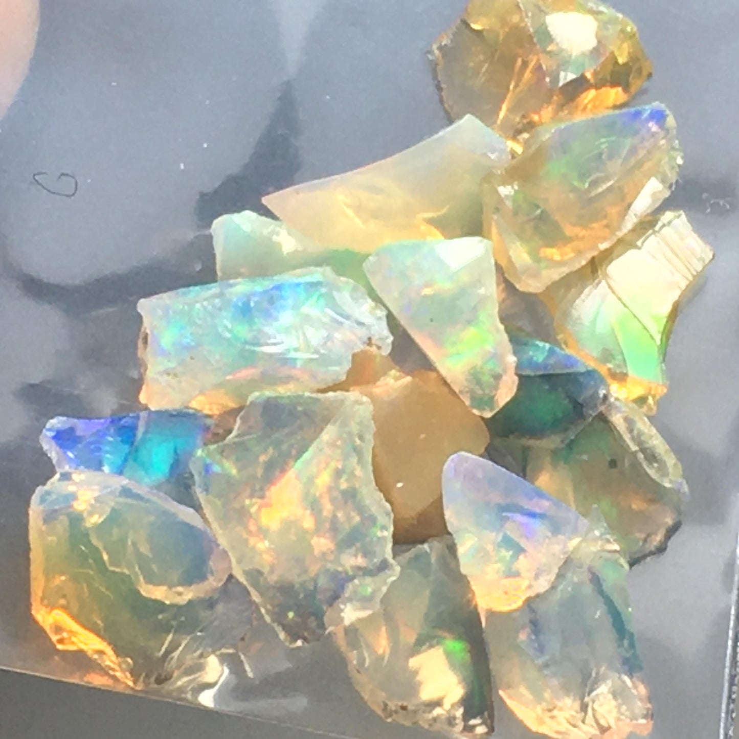 Fire Opal Lot 6.4 ct (17 pc)