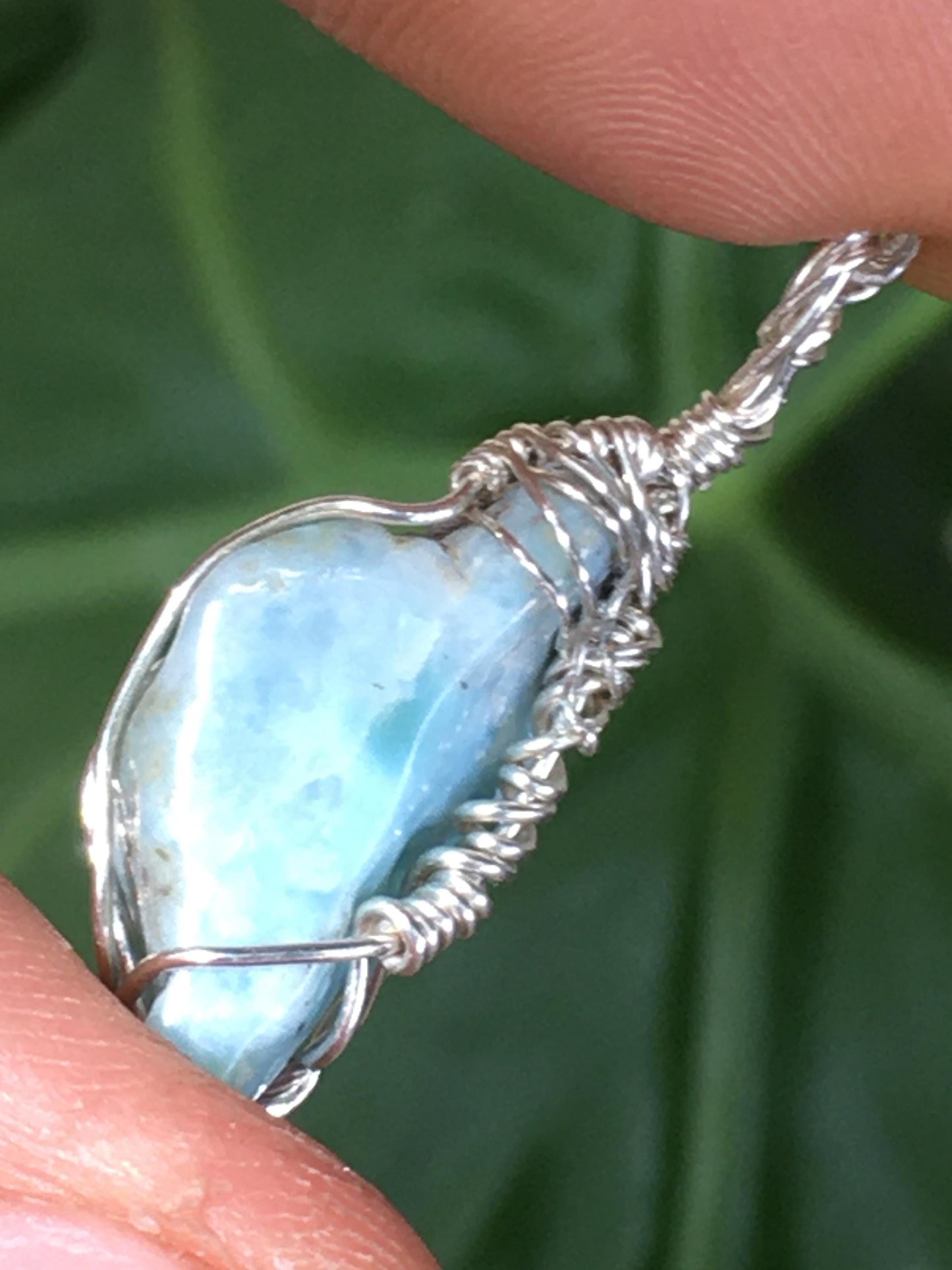 Larimar 925 Silver Pendant