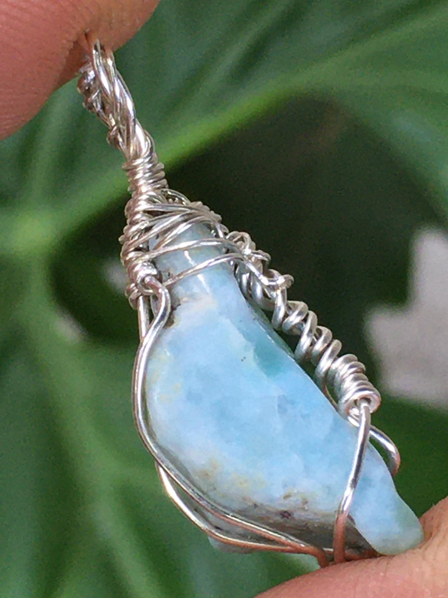 Larimar 925 Silver Pendant