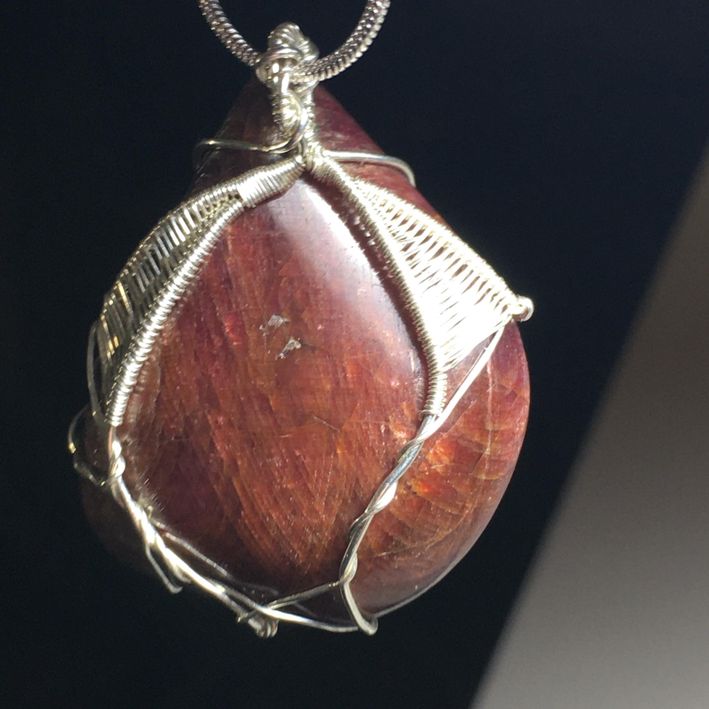 Big Red Ruby Wire Wrap