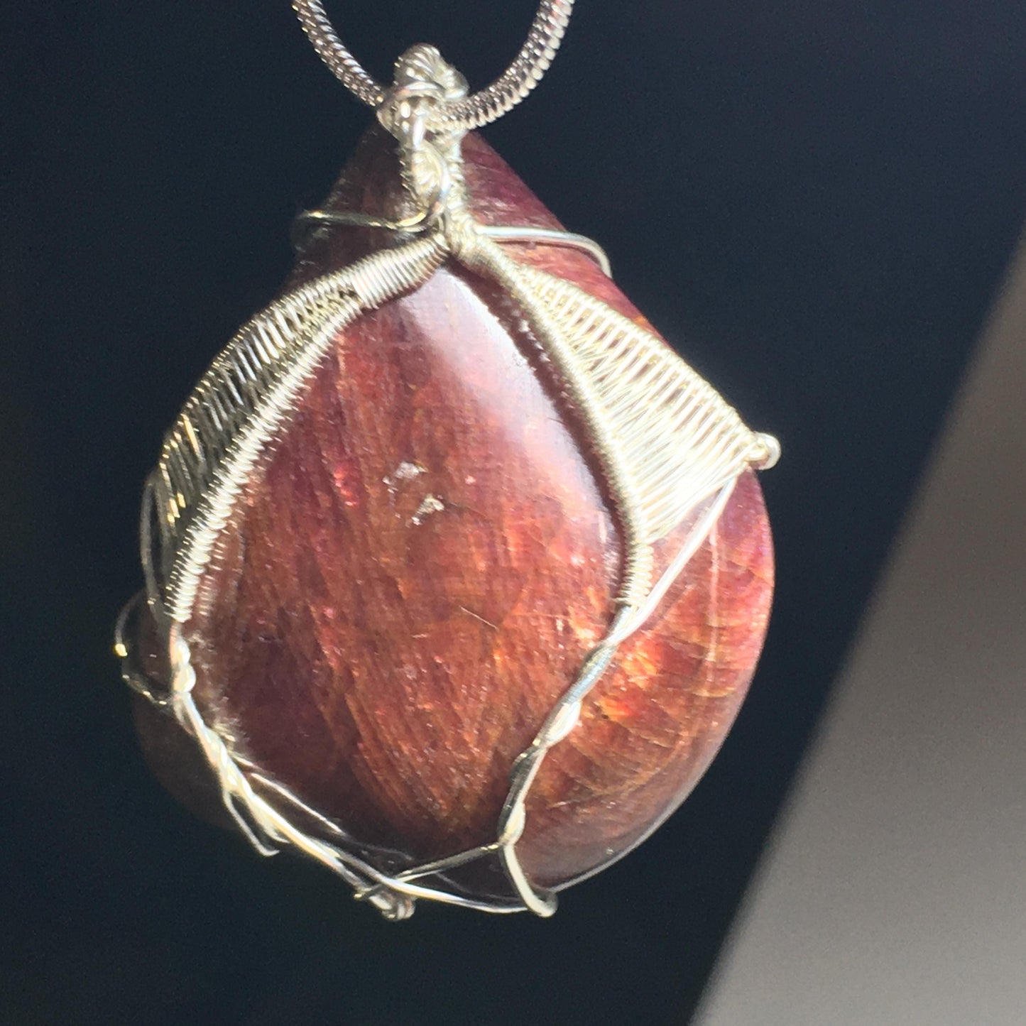 Big Red Ruby Wire Wrap