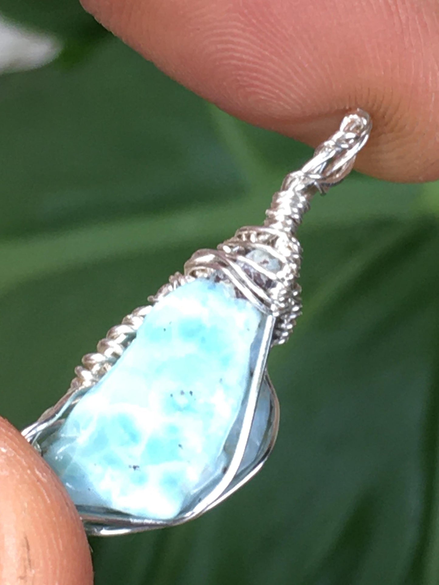 Larimar 925 Silver Pendant