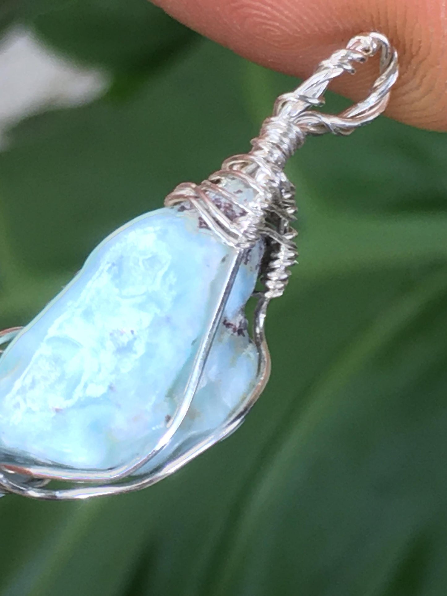 Larimar 925 Silver Pendant